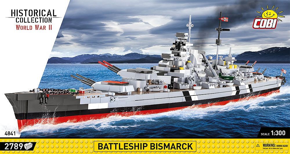 Battleship Bismarck COBI 4841 Ships and boats Cobi.eu